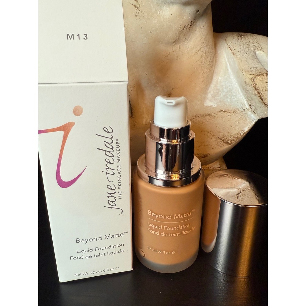 Jane Iredale Beyond Matte Liquid Foundation M13 0.9 fl oz Full‎ Coverage Makeup